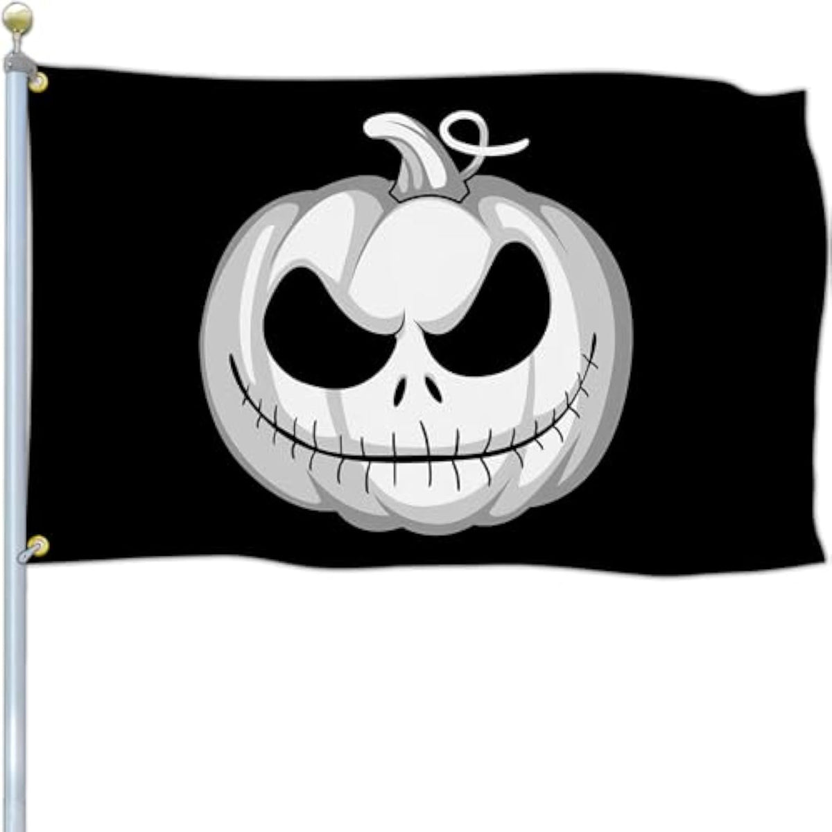 Halloween Flag 3x5 Outdoor Large Scary Pumpkin Double Sided Yard Party Decor Banner