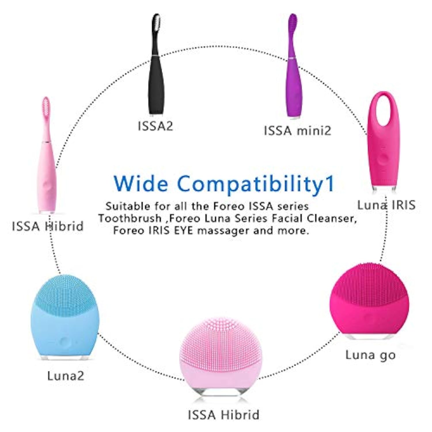 Replacement USB Charger Cable for Foreo Luna and ISSA Series Devices