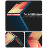 For Samsung Galaxy Z Flip 7 Case Matte Frosted, Slim Hard Pc Cover With Anti-Slip Grip, Lightweight Protective Flip 7 Phone Case With Stylish Colored Design (Matte Teal)