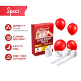 Balloon Glue Point Dots Clear, Removable, 2500 Pcs (25 Rolls), Balloons Arch Tape Adhesive | Craft Tape Dots For Party Balloons, Birthday, Baby Shower, Wedding Decoration And Scrapbooking
