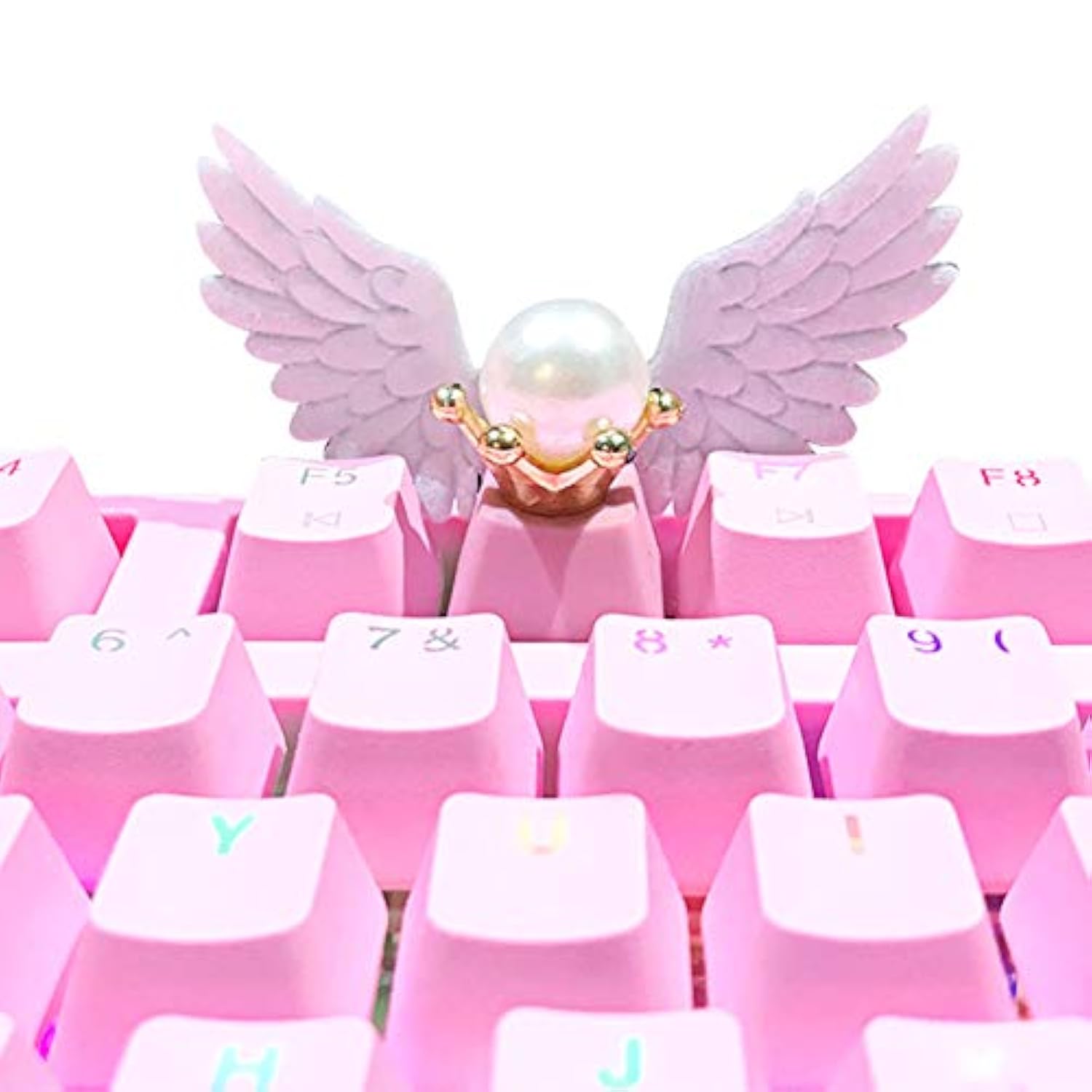 Personalized Angel Wing Pbt Keycap Oem Profile Keycap Esc Keycap For Mechanica