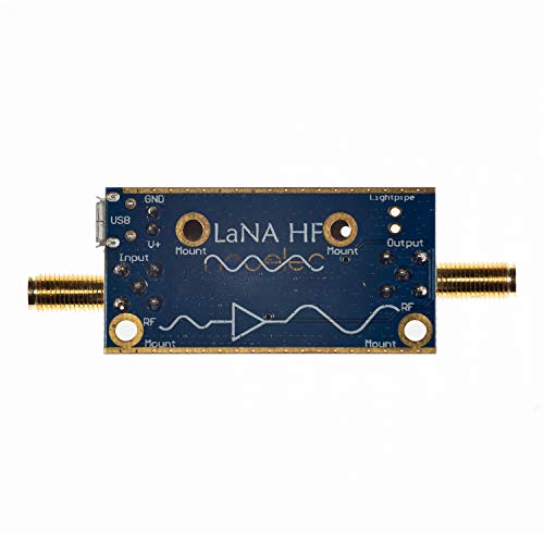 Lana HF Barebones - Ultra Low-Noise LF, MF & HF Amplifier (LNA) Module for RF & Software Defined Radio (SDR). Wideband 50kHz-150MHz Frequency