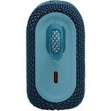 JBL Go 3 - Portable Bluetooth Speaker, Built-in Battery, Waterproof and Dustproof Feature JBLGO3BLUAM, Bonus Keychain LED Included - Blue