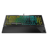 Vulcan Pro Linear Optical Pc Gaming Keyboard, Titan Switch Full Size With Per Key Aimo Rgb Lighting, Anodized Aluminum Top Plate And Detachable Palm/Wrist Rest, Low Profile, Black