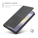 Samsung Galaxy S26 Wallet Case with 3 Card Holders and Black Design
