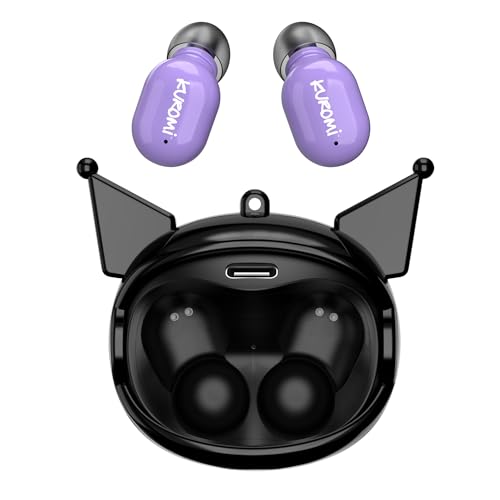Kuromi Wireless Bluetooth Earbuds with Rotating Charging Case