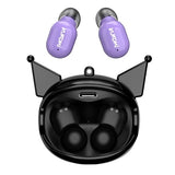 Kuromi Wireless Bluetooth Earbuds with Rotating Charging Case