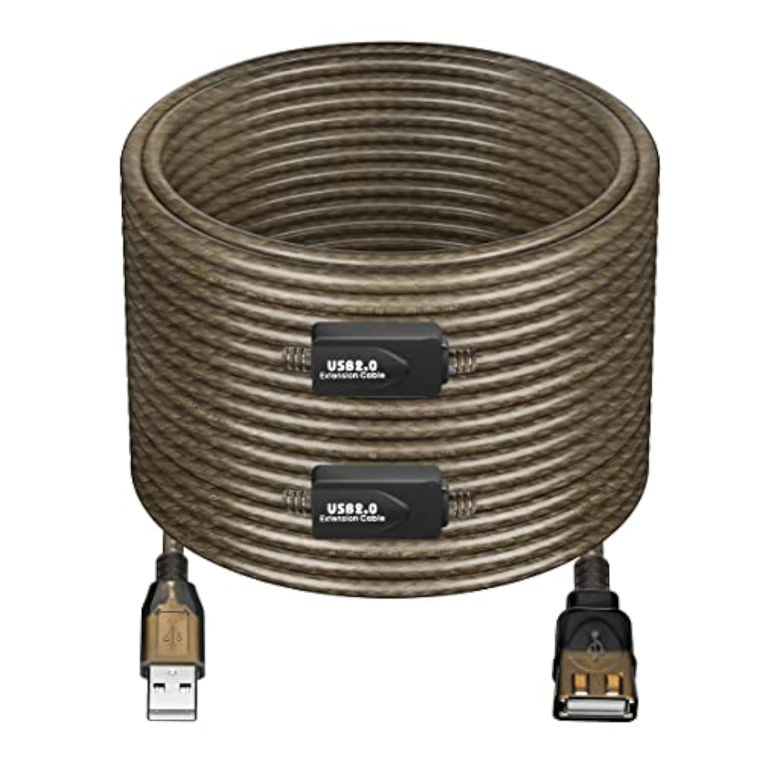75 Ft Usb Extension Cable, Usb 2.0 Type A Male To A Female Active Repeater Extension Cable 75 Ft, High Speed 480 Mbps