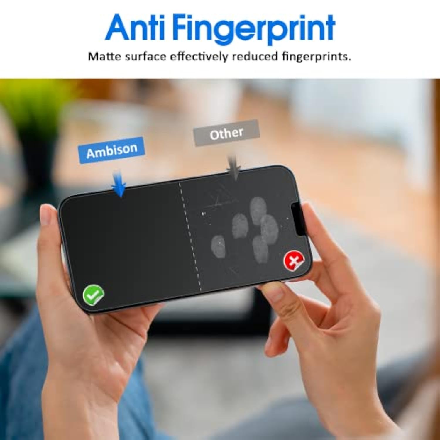 [2 Pack] Matte Glass Screen Protector Designed For Iphone 14 2022/Iphone 13/13 Pro, Install Frame/Bubble Free/Anti-Glare, 9H Tempered Glass Clear For Iphone 13/13 Pro 2021 6.1Inch