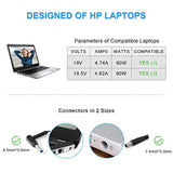 Car Charger For Hp Laptop Car Charger 90W, Laptop Car Charger For Hp 15 17 Spe