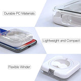 Earbuds Case Compatible For Apple Iphone/Ipad/Ipods Earpods, Earphones Cord Organizer Cover Wired Manager Holder Wrap Winder Mini Storage Carrying Cable Management (Earbuds)