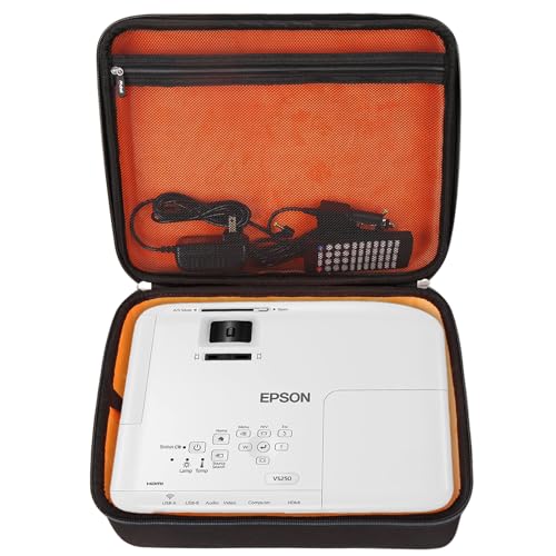 Hard Portable Case Fit For Epson Vs240/Vs250 Svga 3Lcd Projector(Case Only)