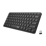 2.4G Wireless Keyboard Ultra Slim And Compact Wireless Keyboard With Media Hot