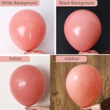 129pcs Retro Pink Balloon Garland Kit Blush Arch Set for Birthday, Baby Shower & Parties