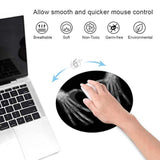 Round Mouse Pad And Coasters Set, Xray Bones Of Hands Making The Sign Love Heart Design Mouse Pad, Non-Slip Rubber Base Mouse Pads For Laptop And Computer, Cute Design Desk Accessories