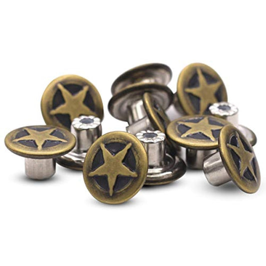 12 Pcs Bronze Jeans Button No Sew Replacement Buttons For Jeans And Ja