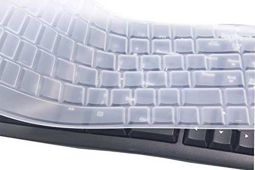 Dust-Proof Silicone Keyboard Skin Cover Compatible For Logitech Mx Mechanical Mini Wireless Illuminated Keyboard 84 Key (Not For Full Size Or Logitech Mx Keys Mini Wireless Illuminated Keyboard)