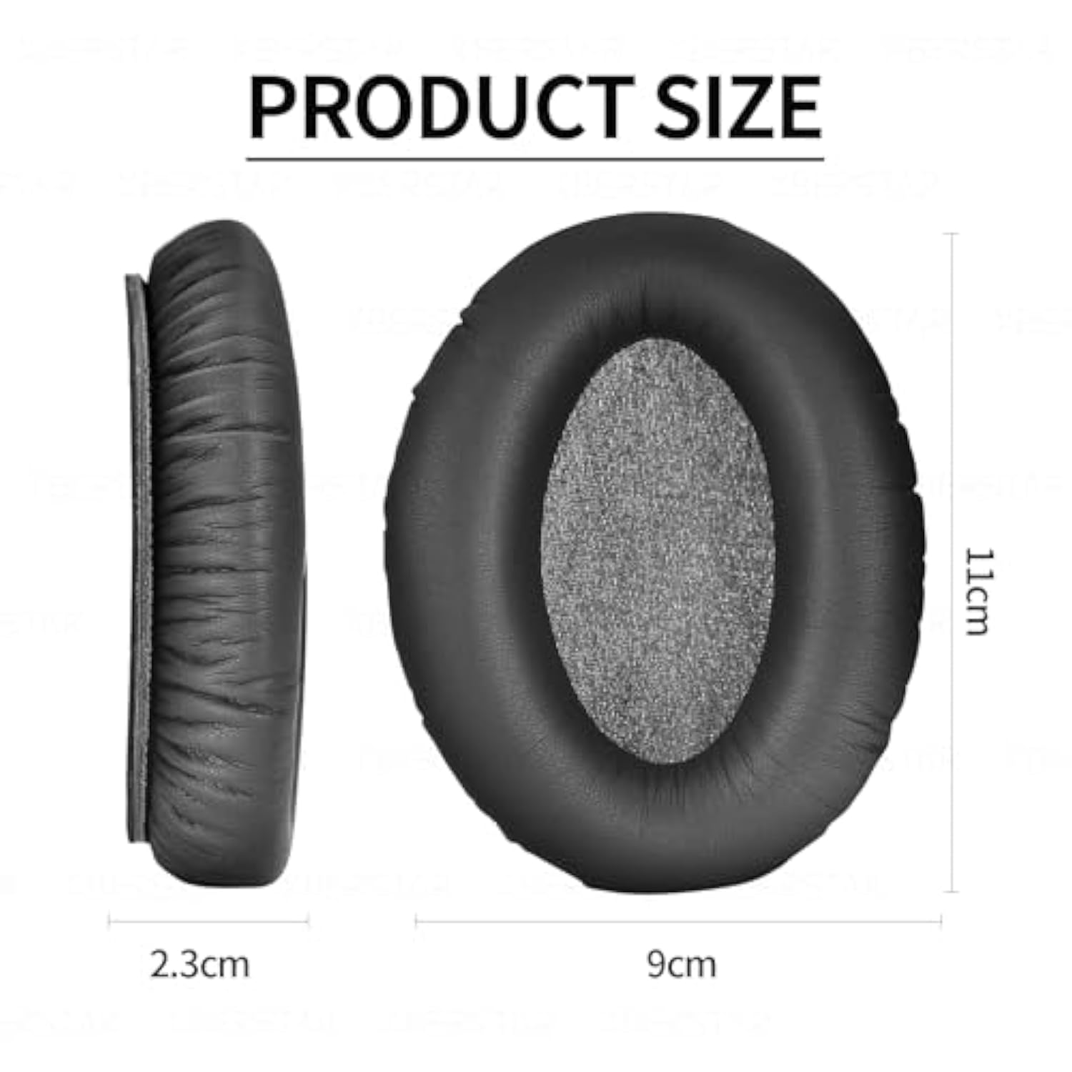 Hd 300 Pro Ear Pads For Sennheiser Hd 300 Pro Earpads Replacement For Sennheiser Hd 300 Pro Headphones Cover Cushions (Black)