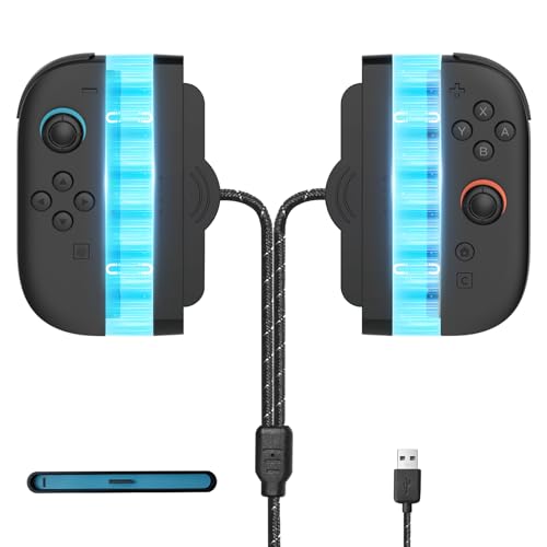 Magnetic Charging Cable for Nintendo Switch 2, Fast USB Charger Cord Accesories Nylon Braided High-Speed Replacement Accessory