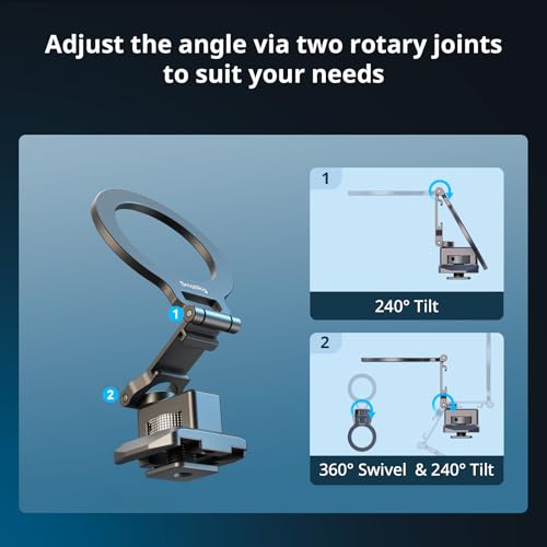 Metal Phone Mount with Baseplate for Arca-Standard, Compatible for DJI RS 4 Mini, Smartphone Support with Cold Shoe Mount, Phone Tripod Mount for
