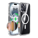 For Iphone 16 Pro Max Case [Camera Control Button] [Compatible With Magsafe] Scratch-Resistant Cover, Military-Grade Shockproof, Magnetic Phone Case For Iphone 16 Pro Max 6.9 Inch, Clear