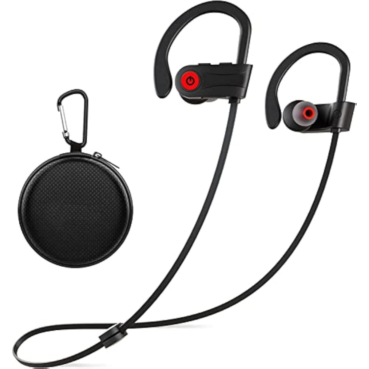 Otium Bluetooth Earbuds Wireless Headphones Bluetooth Headphones, Sports Earbuds, IPX7 Waterproof Stereo Earphones for Gym Running 15 Hours Playtime Sound Isolation Headsets,Black