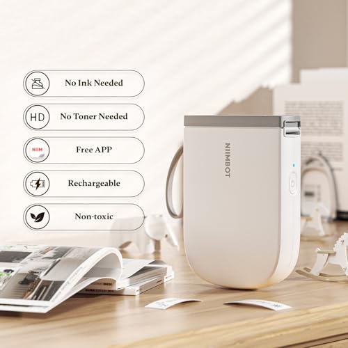 D11 Bluetooth Label Maker 300 Dpi Portable Label Printer With 3Rolls Labels