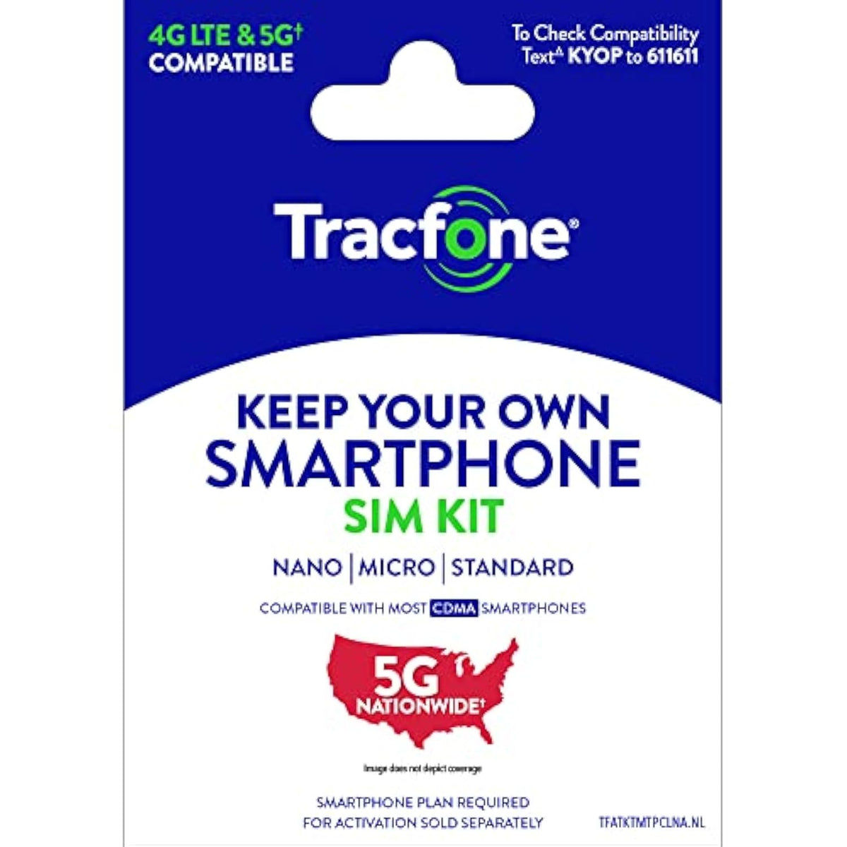 Prepaid Sim Card Kit (Verizon Network)