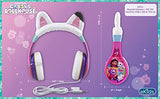 Gabbys Dollhouse Kids Headphones With 3.5Mm Jack, Wired Headphones With Adjustable Headband And Volume Control, Earphones For School, Home, Or Travel (Gabby)