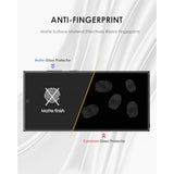 Matte Screen Protector For Samsung Galaxy S23 Ultra, Tempered Glass Uv Set [3 Pack], Anti Glare, Anti Fingerprint, Sensitive Touch, Hd Version
