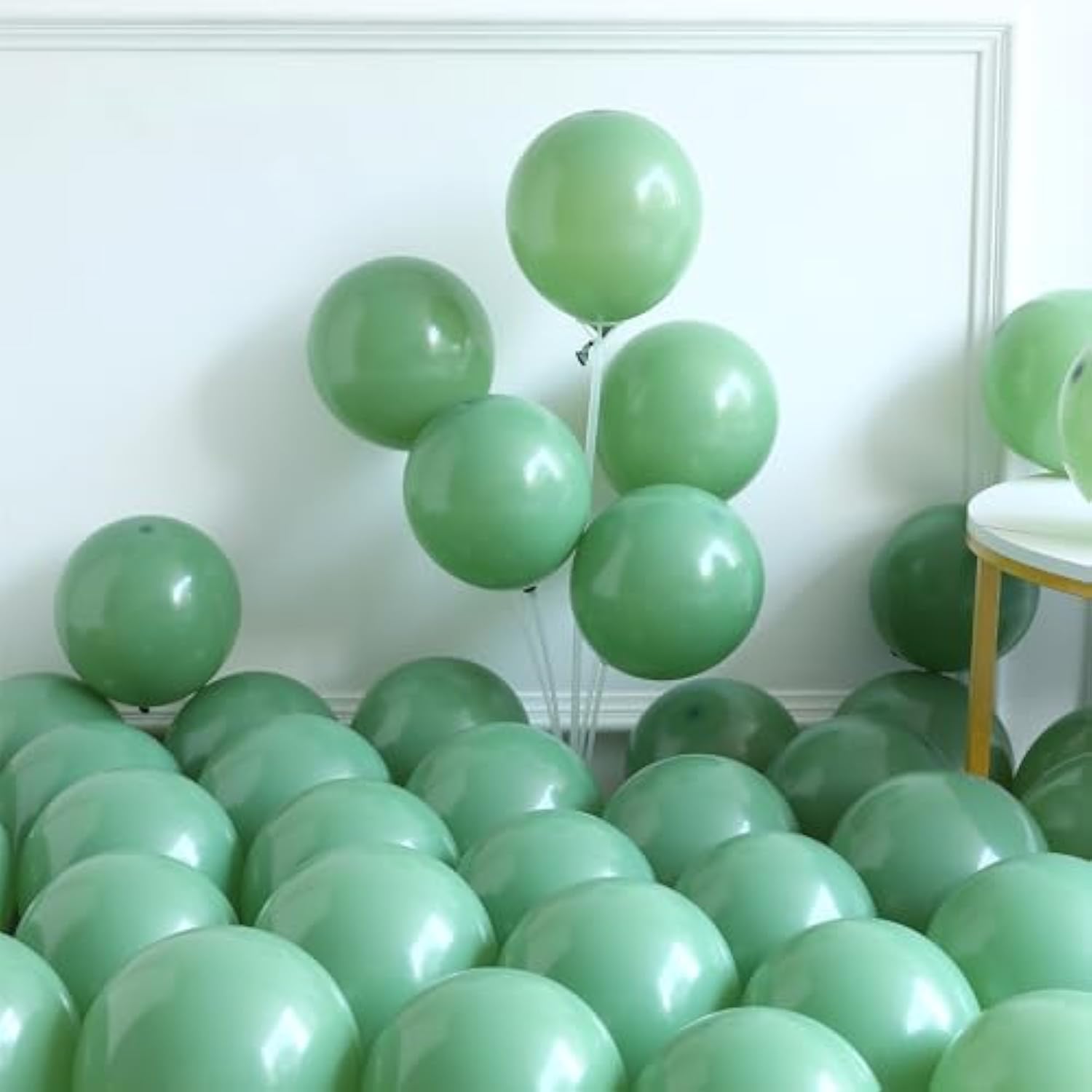 Baptism Theme Party Decorations Balloons Kit,145 Pcs Sage Green White Sand Gold Balloons Arch For First Holy Communion Decorations God Bless Christening Party Birthday Baby Shower Wedding Decoration