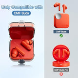 CMF Buds 2a Case Cover, Hard PC Shell Clear Protective Earbuds Case with Lanyard Accessories Set for CMF Buds