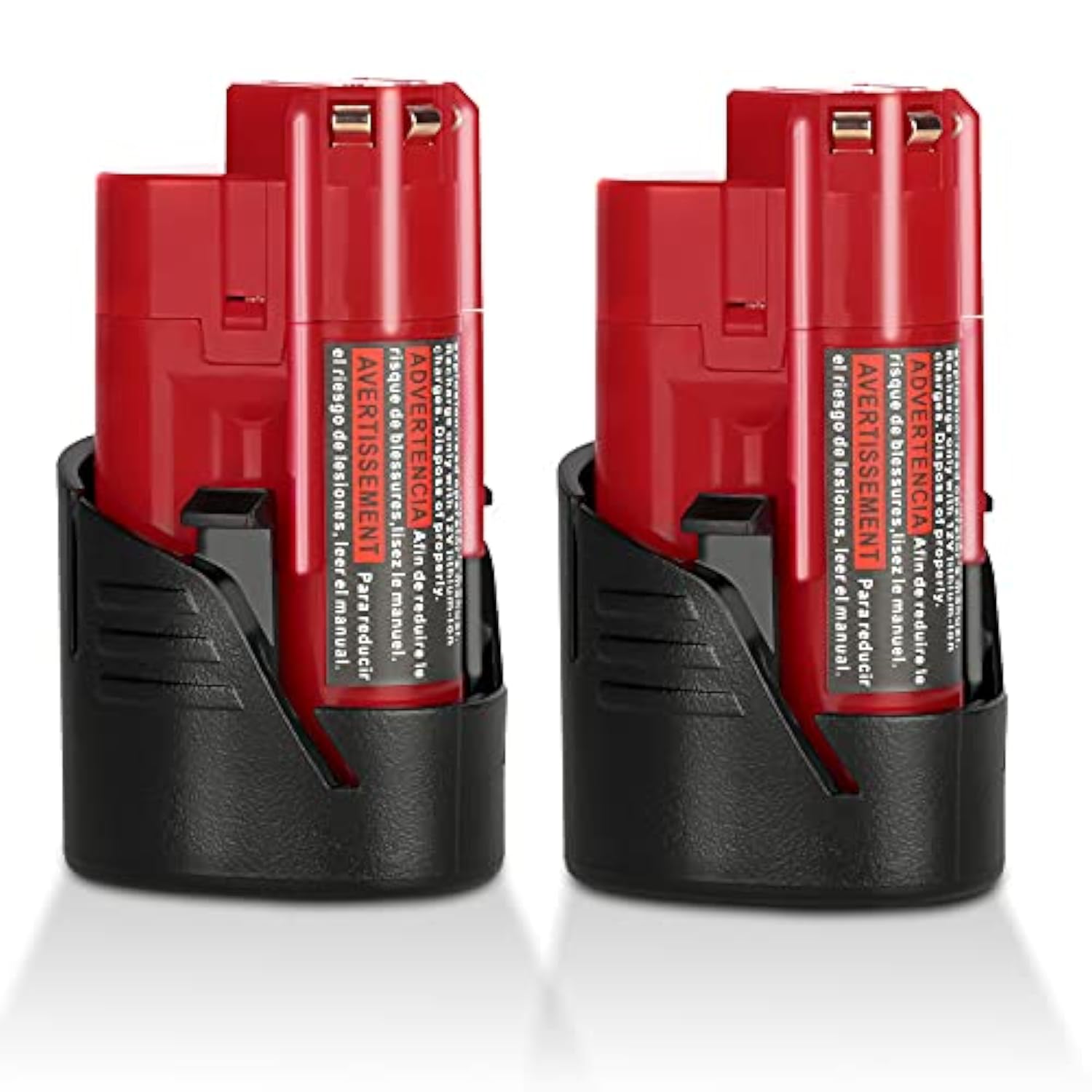 2 Pack 3.0Ah Replacement Battery For Milwaukee M-12 Battery 48-11-2420 12V Lithium Ion Battery For Milwaukee 12V Heated Jacket & 48-11-2440 48-11-2402 48-11-2411 Cordless Power Tools