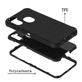 Case for  Galaxy A11 Phone Case Black/Black