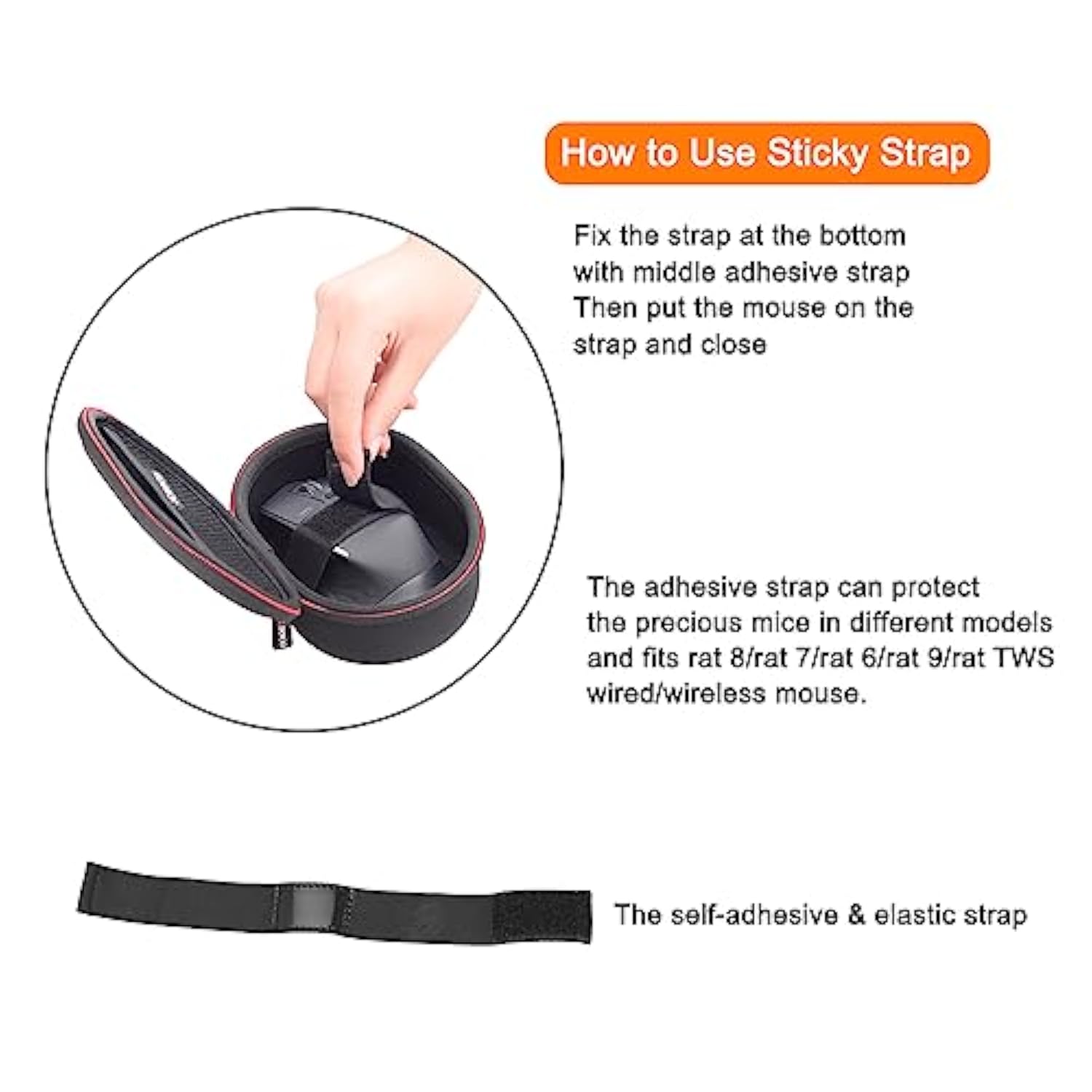 Hard Case For Logitech Mx Master 3S/3/2/Mx Anywhere 3/2 & Works With Logitech