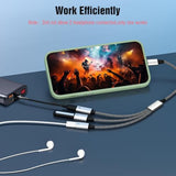 Usb C Splitter Adapter Y Cable, Usb-C Male To 2 Usb-C Female & 1 Usb-A Female