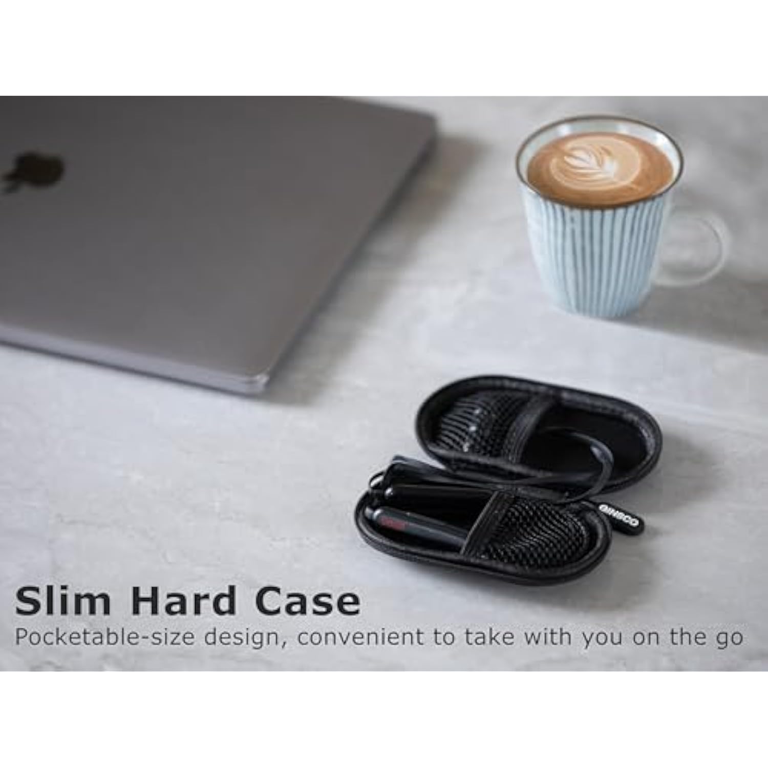 Mini-Portable Case For Beats Flex Wireless Earbuds With Built-In Microphone Earphones, For Apple Earpods Headphones Wired Ear Buds/Samsung Galaxy Wired Earbuds Hard Case For Earphones(Black)
