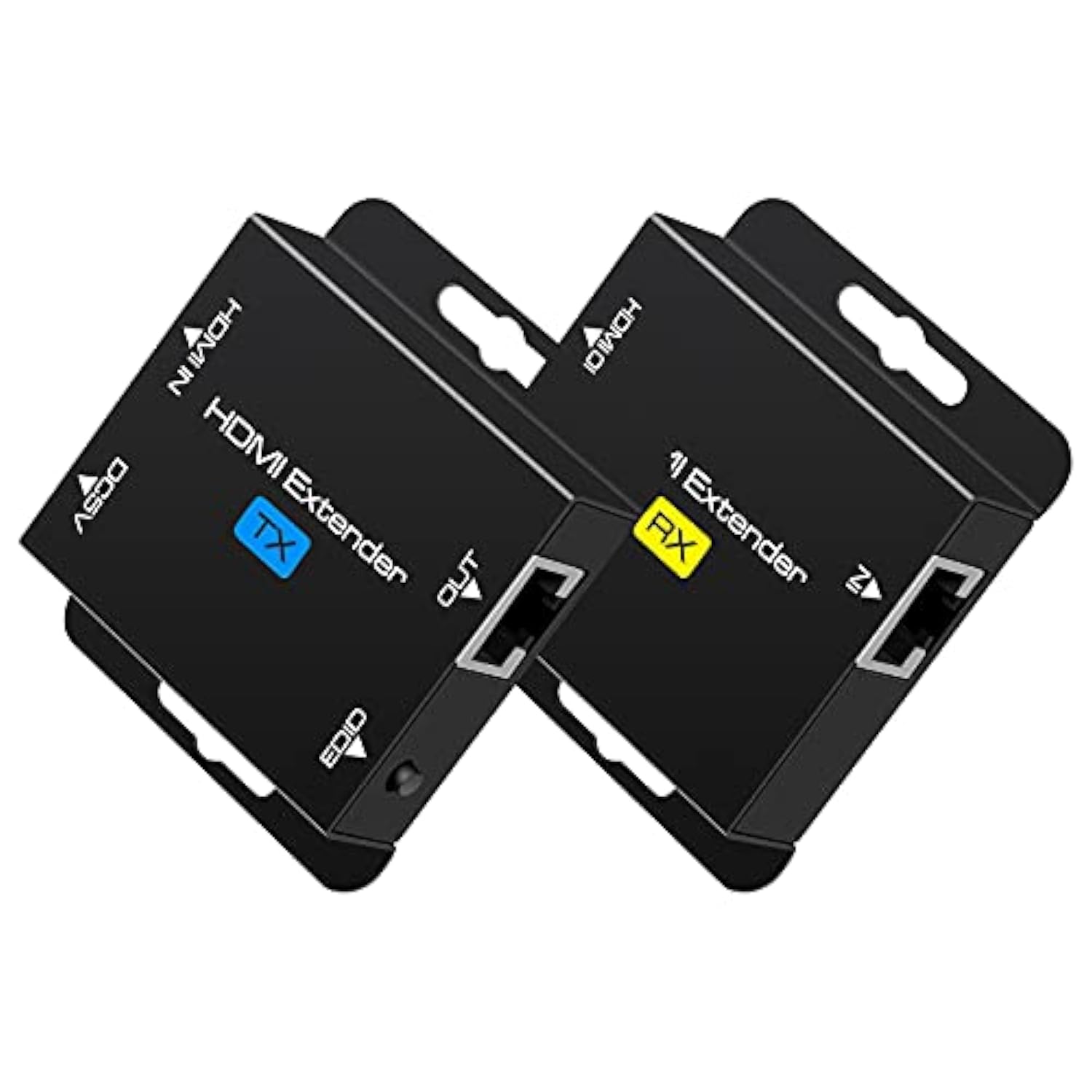 Hdmi Extender Over Single Cat5E/6 Hdmi Over Ethernet Up To 200Ft Repeater Balu