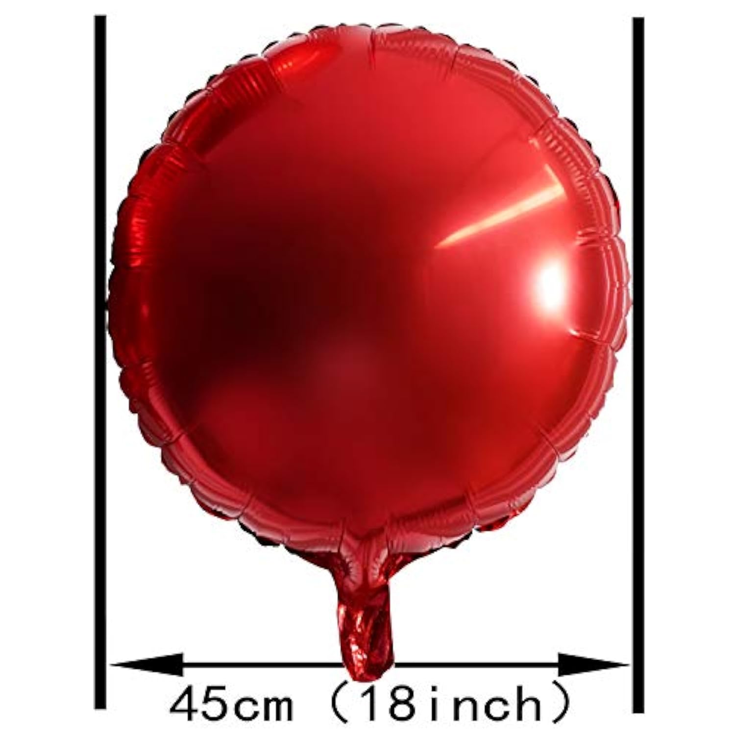 18Inch Red Round Foil Mylar Balloons Wedding Bridal Shower Anniversary