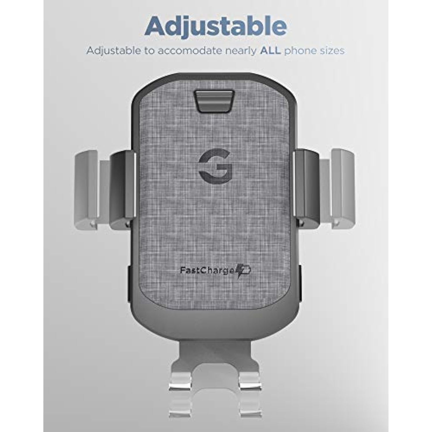 Auto Clamping Fast Charging Qi Holder for Galaxy S23/S22/S21/S20/Plus/Ultra/S10/S9/Note 10/20 Car Mount