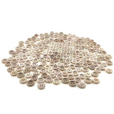 200 Pcs 15Mm 0.6 Inch Round Wooden Buttons With 4 Holes Wood Sewing Bu