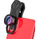 180° Fisheye Clip-On Lens for iPhone Samsung and Android Smartphones