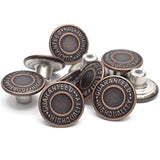 17Mm Brass Jeans Buttons, No Sew Metal Buttons Tack Buttons Replacemen