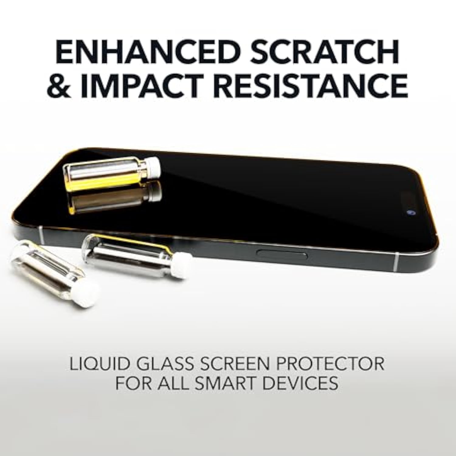cellhelmet Liquid Glass Wipe On Extreme Glass Protection | $300 Repair Protection  | Scratch & Shatter Protection | Universal Glass Screen Protector for Phones and Smart Watches