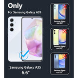 Samsung Galaxy A35 5G Clear Case Slim Shockproof Military-Grade 6.6 Inch