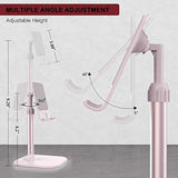 Cell Phone Stand, Phone Stand For Desk, Phone Holder Stand Compatible With And All Mobile Phones Tablet, Gifts For Adults Women Men Mom Wife, Pink