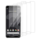 4 Pack Glass Screen Protector Compatible For Google Pixel 3 [9H Hardness]-Hd Screen Tempered Glass, Scratch Resistant, Easy Install [Case Friendly] [Bubble Free]