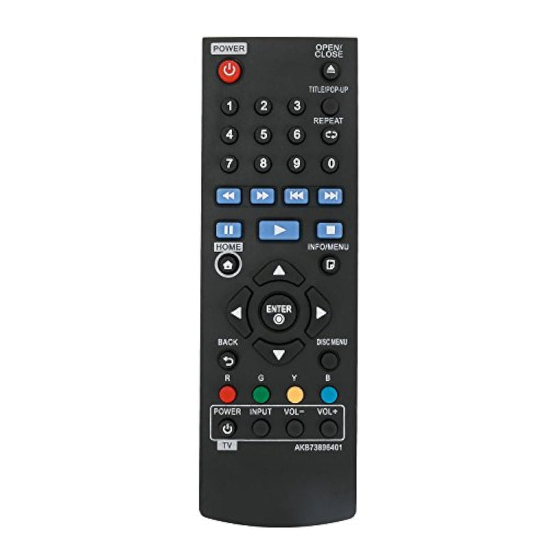 New AKB73896401 Replace Remote for LG BLU RAY DISC DVD Player BP135 BP145 BP155 BP175 BP255 BP300 BP335W BP340 BP350 BPM25 BPM35 UP870 UP875 BP550