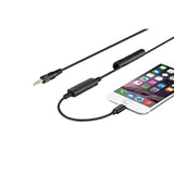 Saramonic Locking 1/8" TRS Male to Apple Lightning Output Cable for iPhone & iPad (LC-C35), Locking 3.5mm
