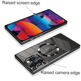 Case Designed For Iphone 15 Pro Max Magnetic Clear With Camera Lens Protector[Compatible With Magsafe] Luxury Cute Plating Design Full-Body Shockproof Protection Cover Black